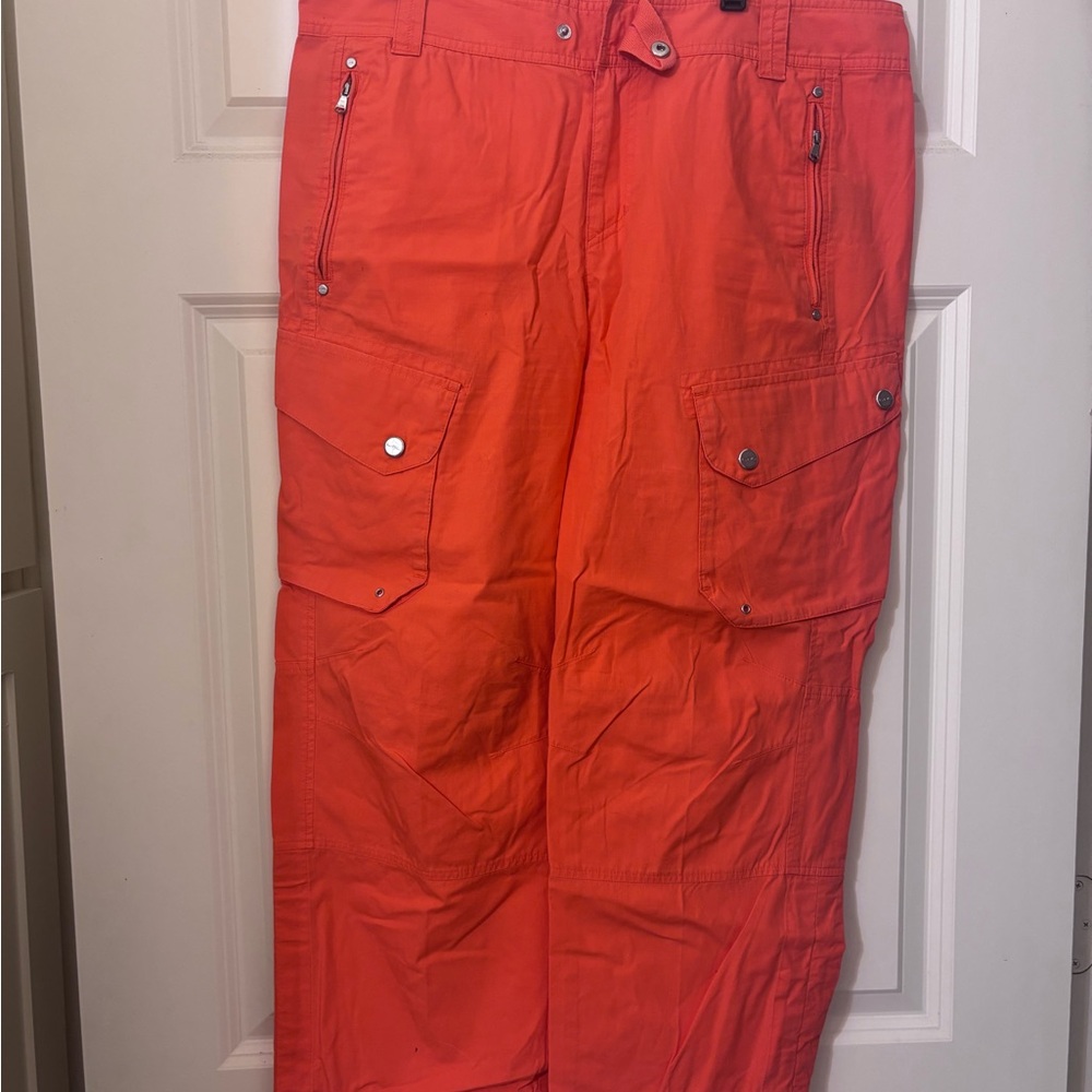 Ralph Lauren Active Vibrant Orange crop pants